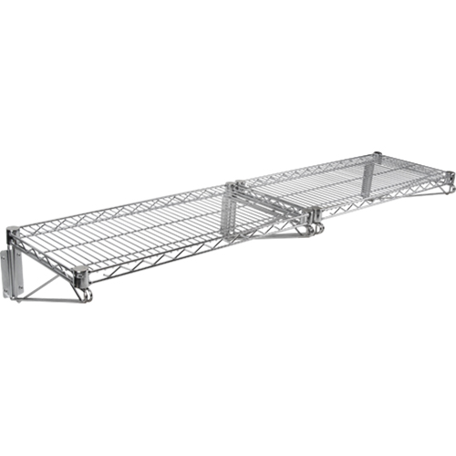 Ensemble d'&eacute;tag&egrave;re murale en treillis, Double Support, 200 lb Capacit&eacute;, 14" p Haskins Industrial Inc.