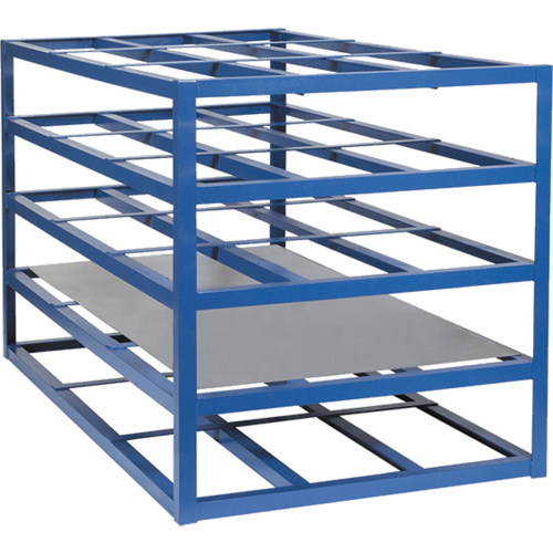Horizontal Sheet Racks, 103" W x 55" D x 48" H, 2000 lbs. Capacity Haskins Industrial Inc.