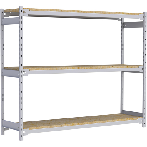 &eacute;tag&egrave;re-classeur de grande largeur, Acier, 3 Tablettes, 72" la x 18" p x 60" h Haskins Industrial Inc.