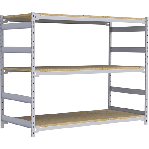 &eacute;tag&egrave;re-classeur de grande largeur, Acier, 3 Tablettes, 72" la x 32" p x 60" h Haskins Industrial Inc.