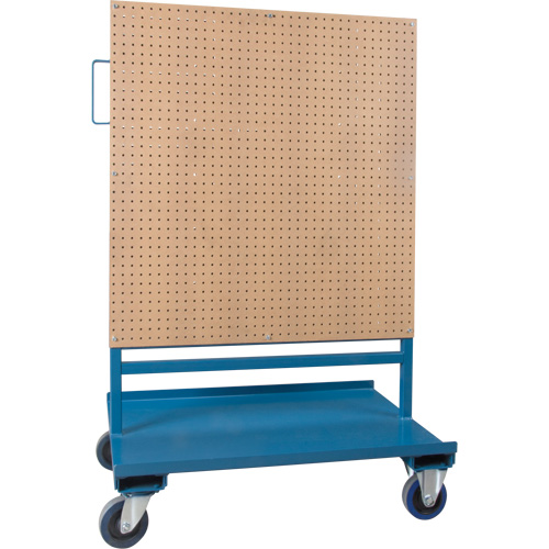 Bin/Pegboard Combo Rack, Double-sided, 38" W x 24-1/2" D x 55" H Haskins Industrial Inc.