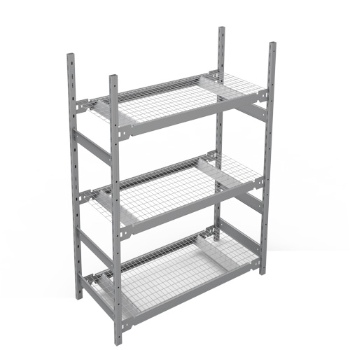 &eacute;tag&egrave;re de grande largeur, Acier, Sans boulons, Capacit&eacute; 1340 lb, 42" la x 60" h x 18" p Haskins Industrial Inc.