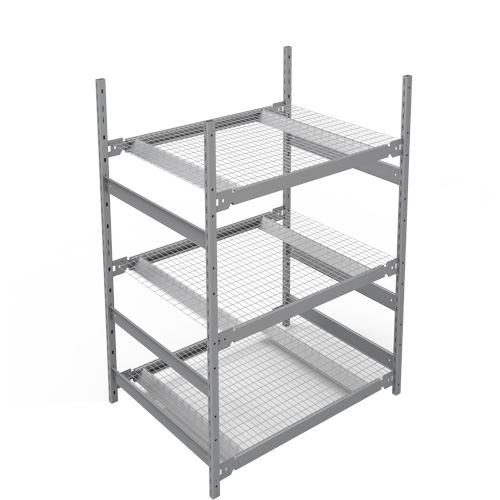 Wide Span Storage Shelving, Steel, Boltless, 1340 lbs. Capacity, 42" W x 60" H x 32" D Haskins Industrial Inc.