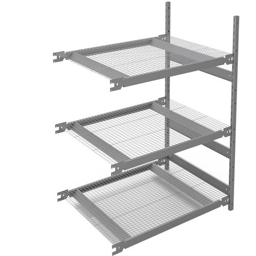 &eacute;tag&egrave;re de grande largeur, Acier, Sans boulons, Capacit&eacute; 1340 lb, 42" la x 60" h x 32" p Haskins Industrial Inc.