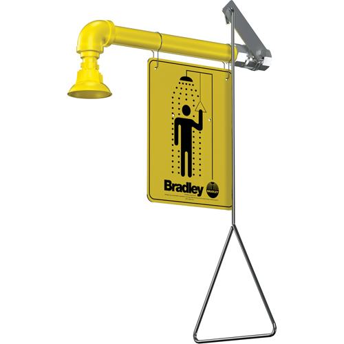 Horizontal Supply Emergency Shower Stations, Wall-Mount Haskins Industrial Inc.