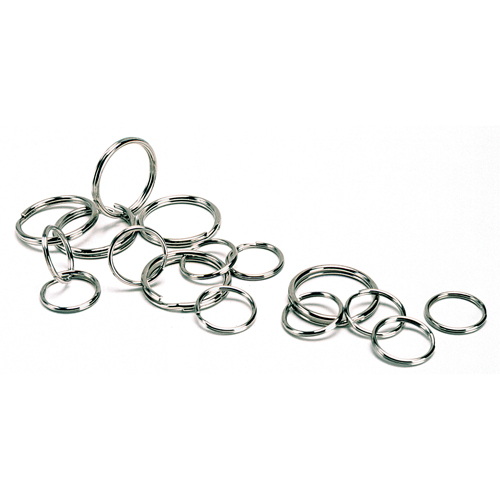 Split Key Rings, 1-1/2", Steel Haskins Industrial Inc.