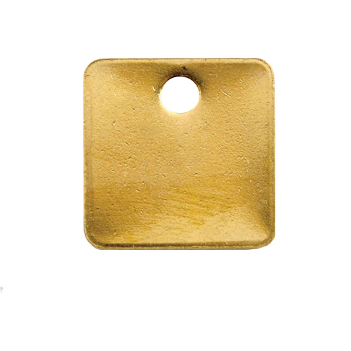 Blank Tags, Brass, 1.25" dia Haskins Industrial Inc.