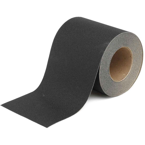 Anti-Slip Floor Tape, 6" x 60', Black Haskins Industrial Inc.