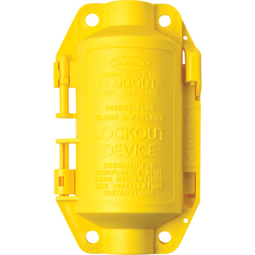 Dispositif de verrouillage Hubbell Plugout, Type Prise Haskins Industrial Inc.