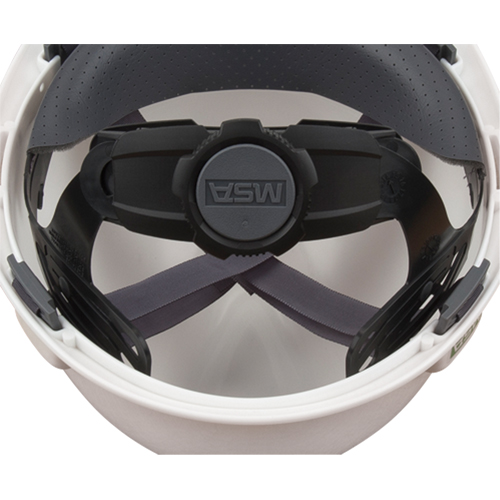 Casques de protection V-Gard - Suspensions Fas-Trac, R&eacute;pond aux normes CSA type 1, Suspension Rochet, Non ventil&eacute; Haskins Industrial Inc.