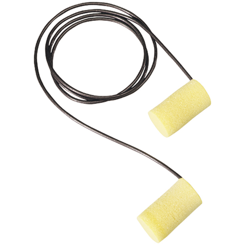 Bouchons d'oreilles m&eacute;talis&eacute; E-A-R Classic Plus de 3M, Avec cordon, Grand, Vrac - Sac en poly, NRR dB 33 Haskins Industrial Inc.