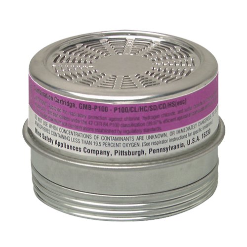 Cartouches pour respirateurs Comfo, Cartouche gaz/vapeur, Gaz acide/P100 Haskins Industrial Inc.
