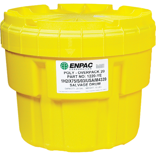 Poly-Overpack&reg; 20 Salvage Drum, 20 US gal., Stationary Haskins Industrial Inc.