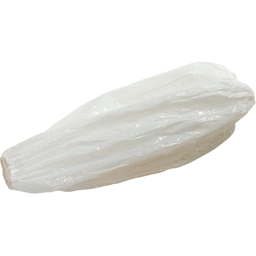 Disposable Sleeves, 18" long, Polyethylene, White Haskins Industrial Inc.