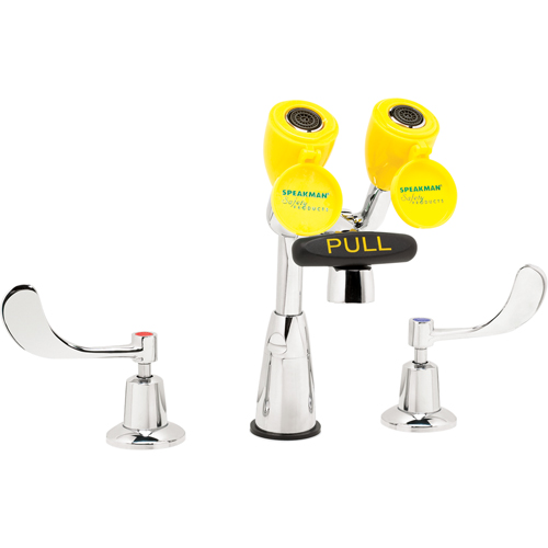 Faucet & Eyewash Station, Sink Mount Installation Haskins Industrial Inc.