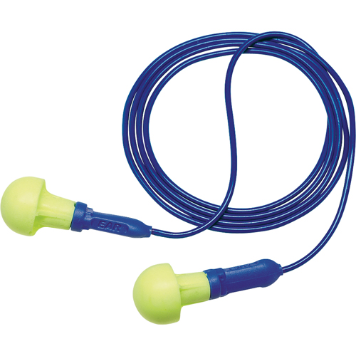E-A-R Push-ins Metal Detectable Earplugs, Corded, One-Size, Bulk - Polybag, NRR 28 dB NRR dB Haskins Industrial Inc.