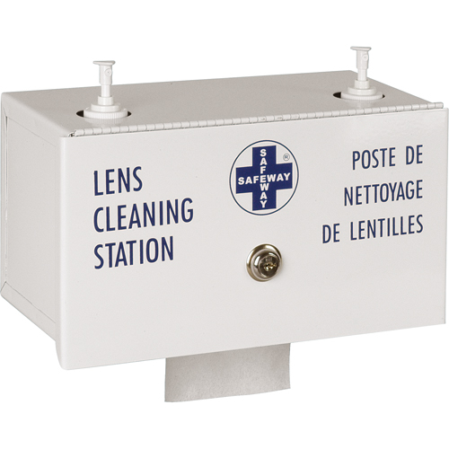 PRODUITS POUR NETTOYAGE DE LUNETTES, M&eacute;tal, 6" lo x 6" p x 11,5" h Haskins Industrial Inc.