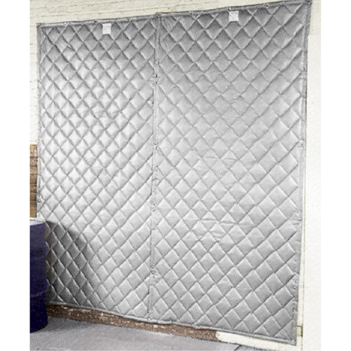 Noise Absorbing Wall Blanket, Quilted Fibreglass, 8' L x 4' W Haskins Industrial Inc.