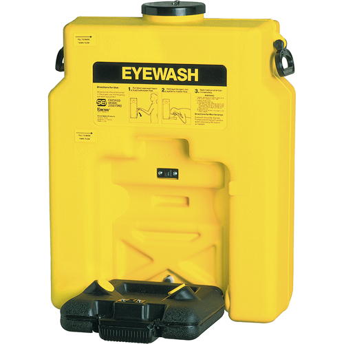 Eyewash, Gravity-Fed, 14 gal. Capacity, Meets ANSI Z358.1 Haskins Industrial Inc.