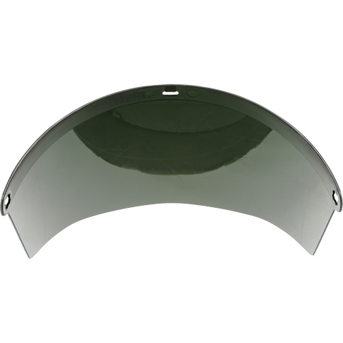 Molded Faceshield Window, Polycarbonate, Green Tint Haskins Industrial Inc.