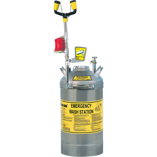 Self-Contained Eyewash Station, Pressurized, 13 gal. Capacity, Meets ANSI Z358.1 Haskins Industrial Inc.