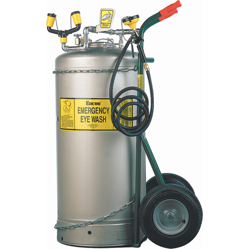 Self-Contained Eyewash Station, Pressurized, 37 gal. Capacity, Meets ANSI Z358.1 Haskins Industrial Inc.