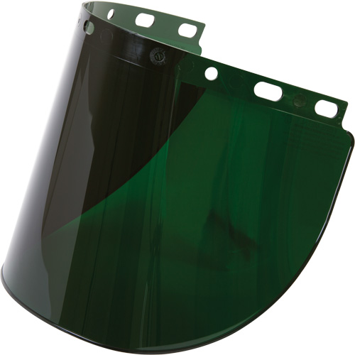 High Performance&reg; Faceshield, Propionate, Green Tint Haskins Industrial Inc.