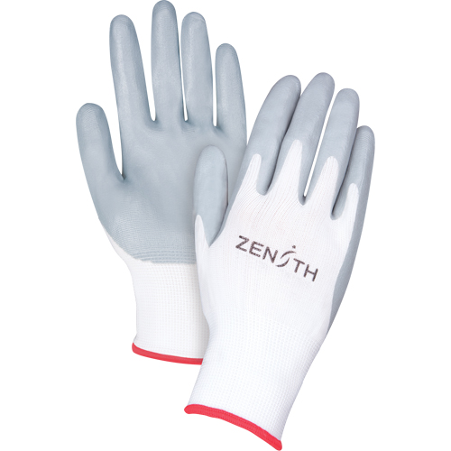 Gants l&eacute;gers enduits et respirants, 7/Petit, R&ecirc;vetement Mousse de nitrile, Calibre 13, Enveloppe en Polyester Haskins Industrial Inc.