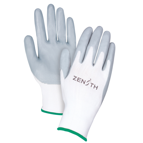 Gants l&eacute;gers enduits et respirants, 8/Moyen, R&ecirc;vetement Mousse de nitrile, Calibre 13, Enveloppe en Polyester Haskins Industrial Inc.