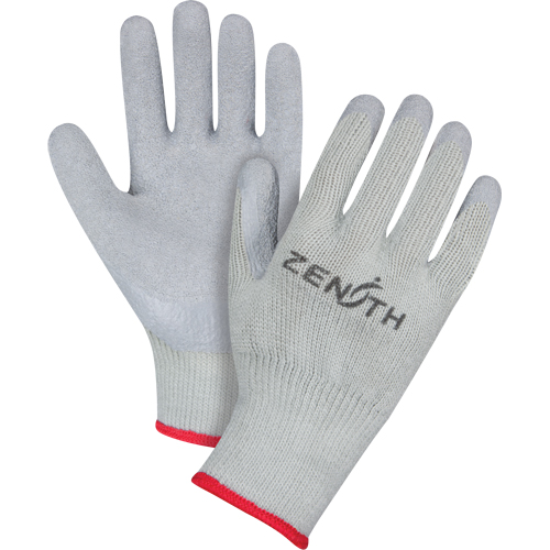 Gants enduits &agrave; doublure confortable en caoutchouc naturel, 10/T-Grand, R&ecirc;vetement Latex de caoutchouc, Calibre 10, Enveloppe en Polyester/Coton Haskins Industrial Inc.