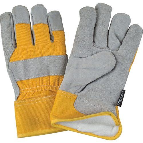 Superior Warmth Winter-Lined Fitters Gloves, Medium, Split Cowhide Palm, Thinsulate Inner Lining Haskins Industrial Inc.