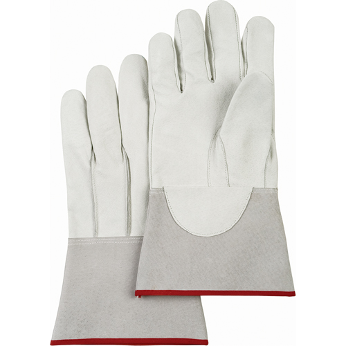 TIG Welding Gloves, Grain Pigskin, Size Small Haskins Industrial Inc.