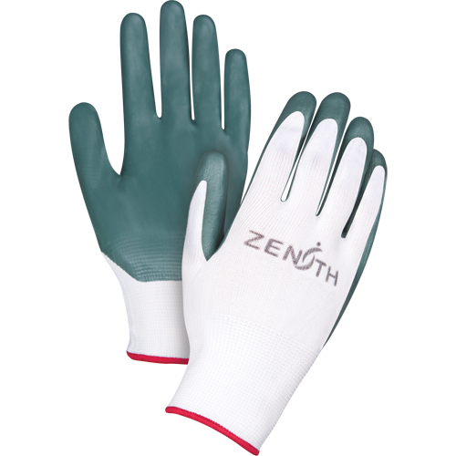 Gants enduits l&eacute;gers, 11/2T-Grand, R&ecirc;vetement Nitrile, Calibre 13, Enveloppe en Polyester Haskins Industrial Inc.