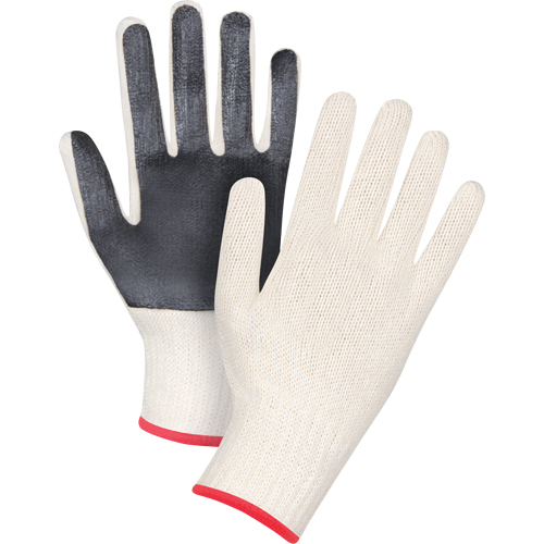 Gants en tricot &agrave; paume enduite, Poly/coton, Un c&ocirc;t&eacute;, Calibre 7, Petit Haskins Industrial Inc.