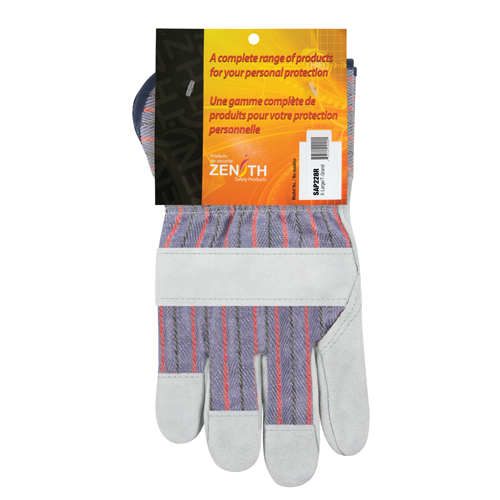 Rugged Fitters Gloves, X-Large, Split Cowhide Palm, Cotton Inner Lining Haskins Industrial Inc.