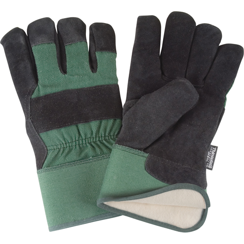 Gants d'ajusteur doubl&eacute;s pour l'hiver &agrave; chaleur sup&eacute;rieure, 2T-Grand, Paume en Cuir de vache refendu, Doublure en Thinsulate Haskins Industrial Inc.