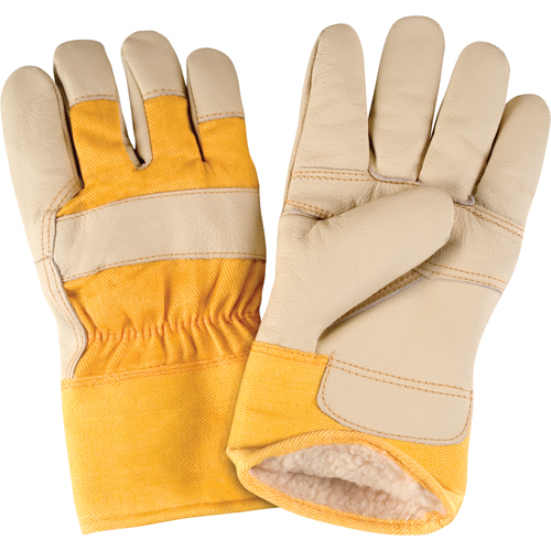 Standard-Duty Winter-Lined Fitters Gloves, X-Large, Grain Cowhide Palm, Boa Inner Lining Haskins Industrial Inc.