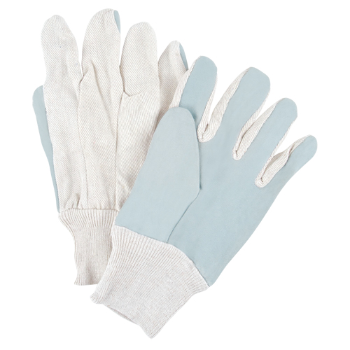 Premium Work Gloves, Large, Split Cowhide Palm Haskins Industrial Inc.
