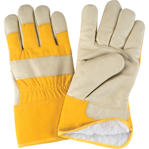 Gants d'ajusteur doubl&eacute;s pour l'hiver, Grand, Paume en Cuir fleur de porc, Doublure en Boa Haskins Industrial Inc.