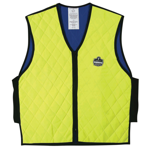 Chill-Its&reg; 6665 Wet Evaporative Cooling Vests, Medium, High Visibility Lime-Yellow Haskins Industrial Inc.