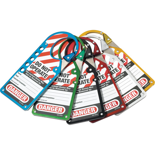 Labeled Snap-on Hasps, Silver Haskins Industrial Inc.