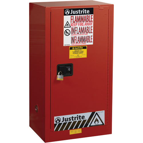 Sure-Grip&reg; EX Combustibles Safety Cabinet for Paint and Ink, 20 gal., 2 Shelves Haskins Industrial Inc.