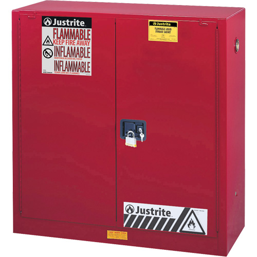 Sure-Grip&reg; EX Combustibles Safety Cabinet for Paint and Ink, 40 gal., 3 Shelves Haskins Industrial Inc.