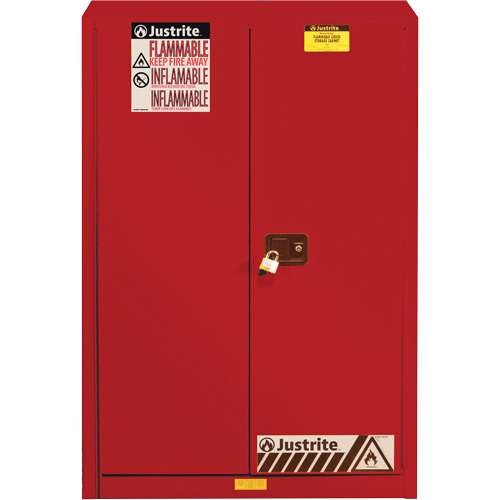 Sure-Grip&reg; EX Combustibles Safety Cabinet for Paint and Ink, 60 gal., 5 Shelves Haskins Industrial Inc.