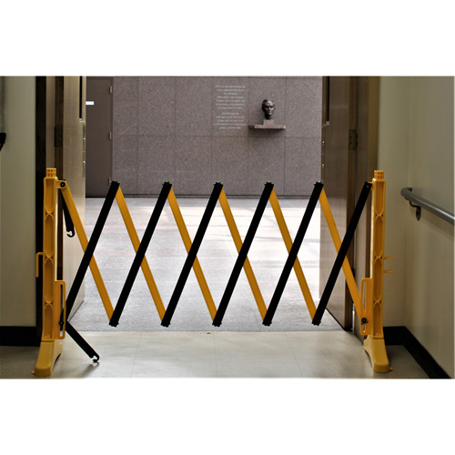 Barri&egrave;re Xpandit, 36" h x 11,5' lo, Noir/Jaune Haskins Industrial Inc.