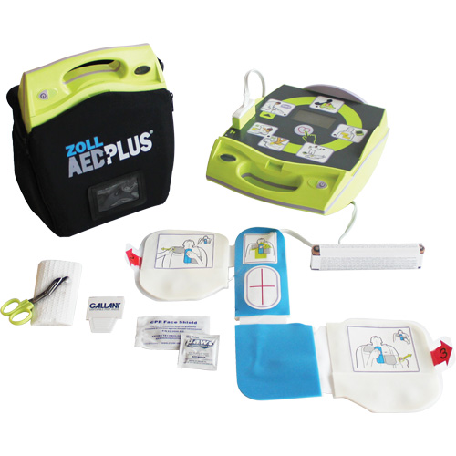 D&eacute;fibrillateur AED Plus, Semi-automatique, Anglais, Classe 4 Haskins Industrial Inc.