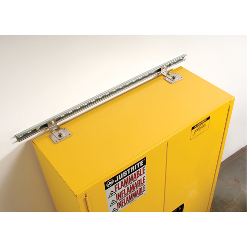Seismic Bracket for Sure-Grip&reg; Ex Flammable Storage Cabinet Haskins Industrial Inc.