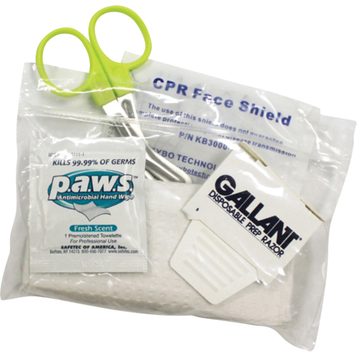 Trousse d'accessoires CPR-D, Powerheart G3/Powerheart G5/Zoll AED 3 Pour, Classe 4 Haskins Industrial Inc.