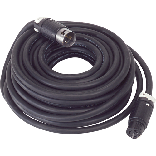 Power Cord for Temporary Power Distribution Units, SOOW, 50 A, 50' Haskins Industrial Inc.