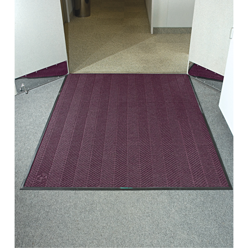 Tapis Waterhog Eco Elite, Essuie-pieds/grattoir, 3' x 8' x 3/8", Marron Haskins Industrial Inc.